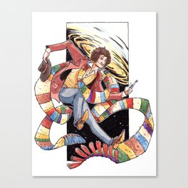 The Fourth Doctor Canvas Print