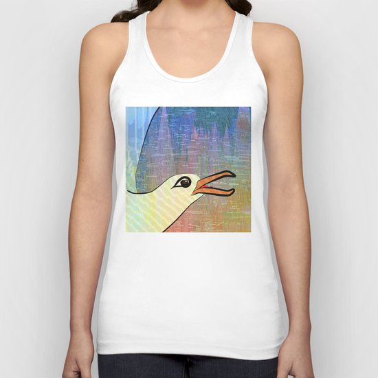 On the Cliffs with Jonathan Livingston Seagull Unisex Tank Top