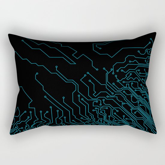 Circuit. Rectangular Pillow