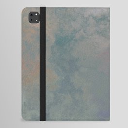 Blue watercolor background iPad Folio Case