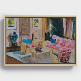 Golden Girls living room Framed Canvas