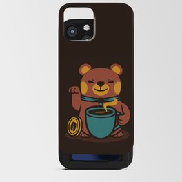  Bear Coffee Manekineko By Tobe Fonseca iPhone Card Case