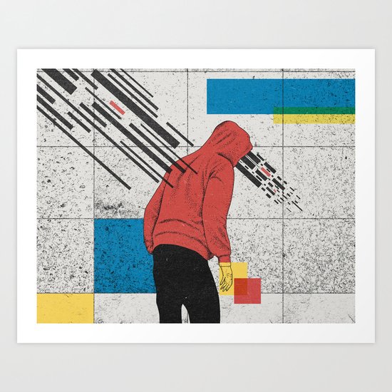 Discharge Art Print