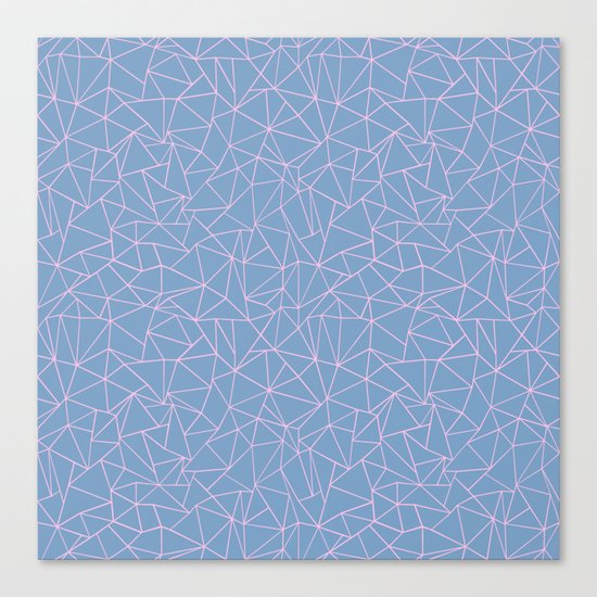 Ab Repeat Hot Pink B Canvas Print