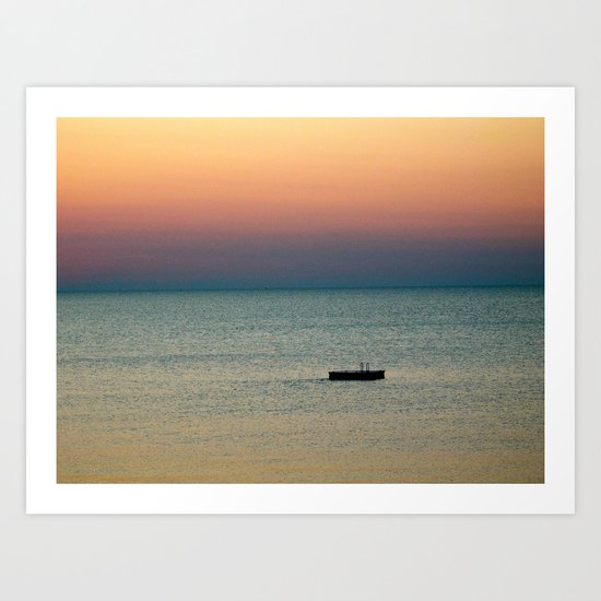 Tye Dye Sunrise Art Print