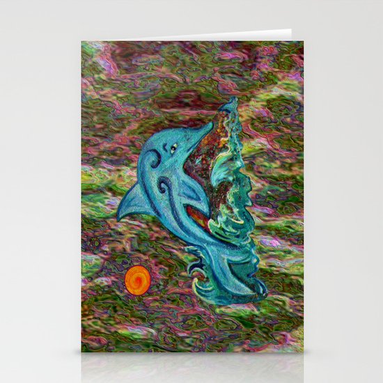 Dolphin Stationery Cards