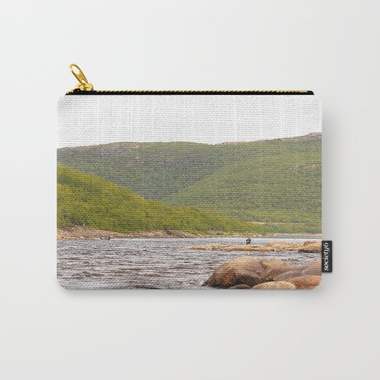 Fly-fishing On The River Carry-All Pouch