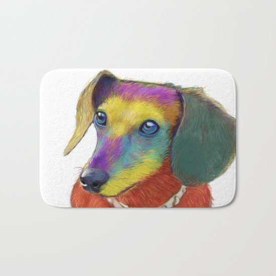 Dachshund Dog Bath Mat