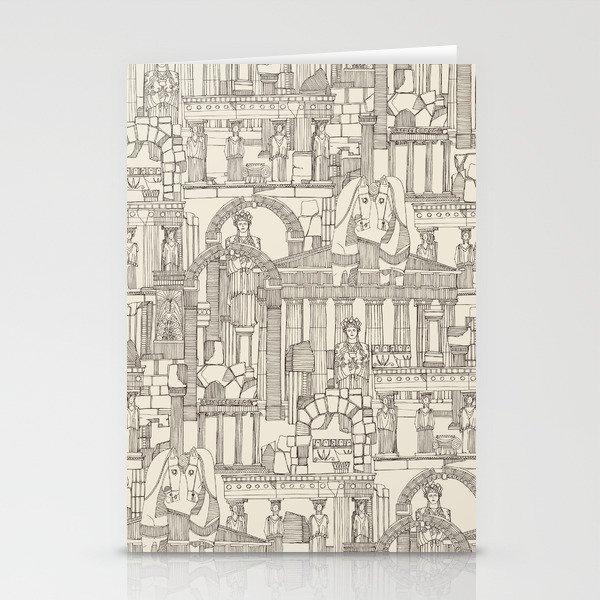 Ancient Greece natural Stationery Cards