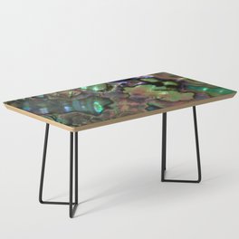 Oil Slick Abalone Mother Of Pearl Coffee Table