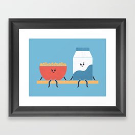 Breakfast Buddies Framed Art Print
