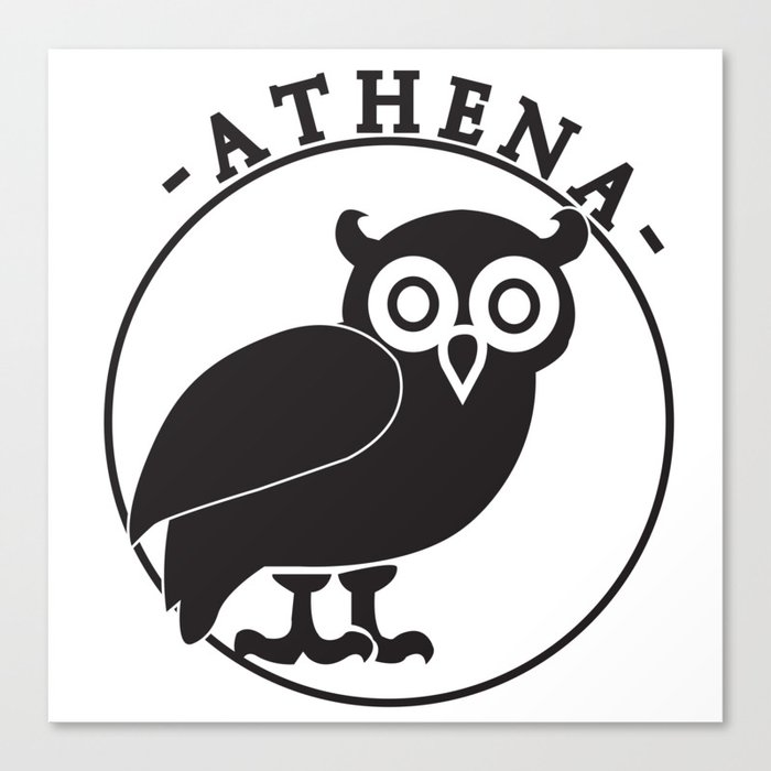 Athena logo Canvas Print