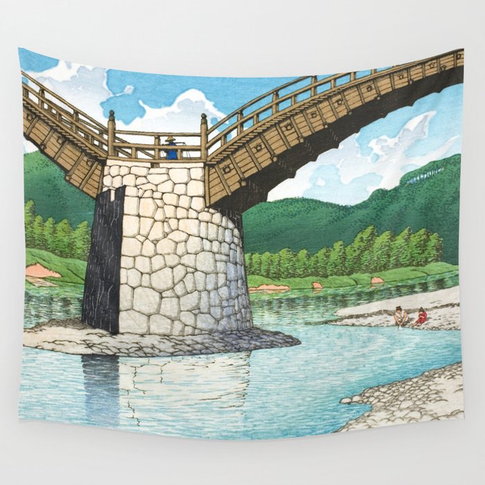 Vintage japanese online tapestry