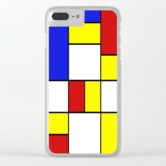 Abstract #756 Clear iPhone Case