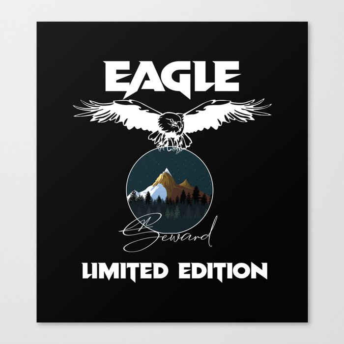 Eagle Limited Edition Seward Retro Vintage Canvas Print
