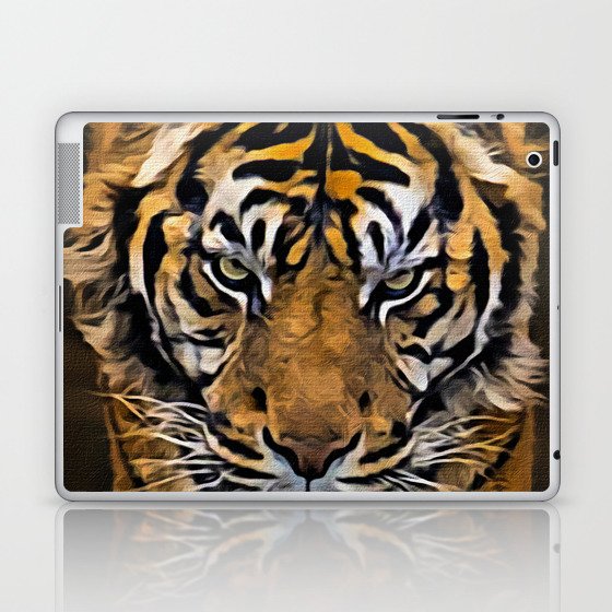 Tiger on Hunting Laptop & iPad Skin