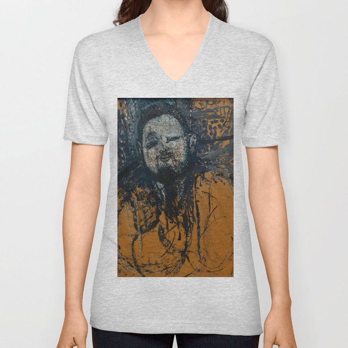 Amedeo Modigliani "Diego Rivera" (1916) V Neck T Shirt