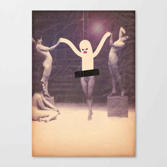 danz trio Canvas Print