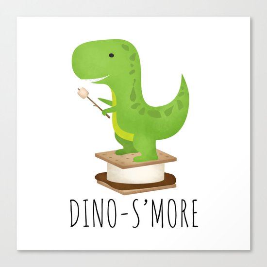 Dino-S'more Canvas Print