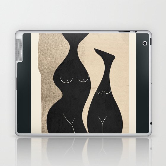 Modern Abstract Woman Body Vases 15 Laptop & iPad Skin