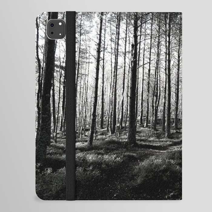 Forest in Black and White  iPad Folio Case