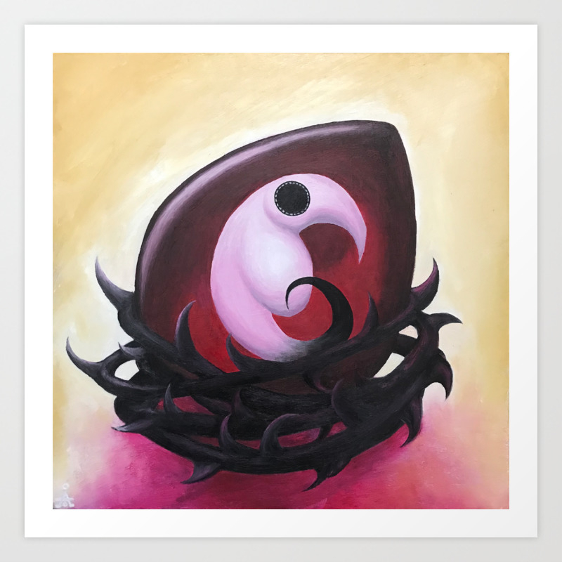 Plague Doctor Baby Art Print By Artofemilyastrom Society6