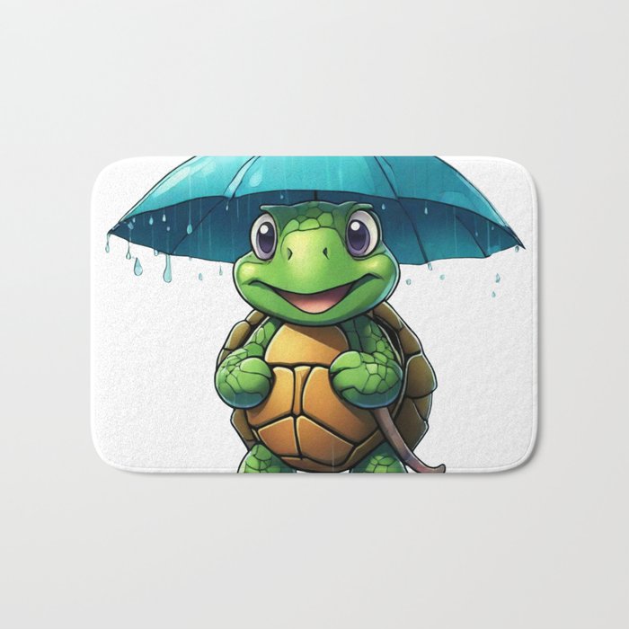 Cute Turtle Bath Mat