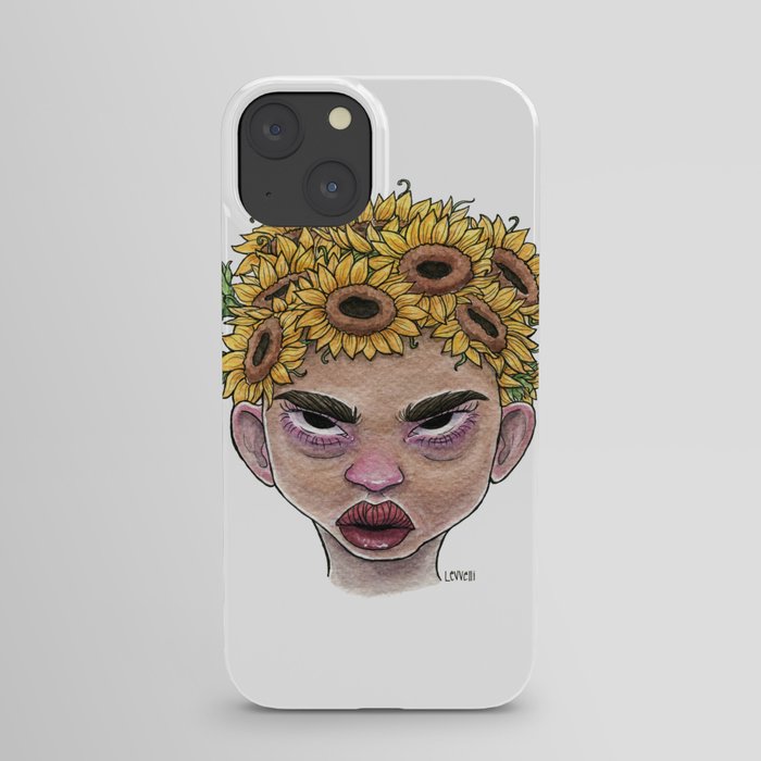 Angry (Arg) #4 Sunflower iPhone Case