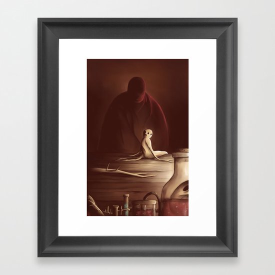 The mandrake Framed Art Print