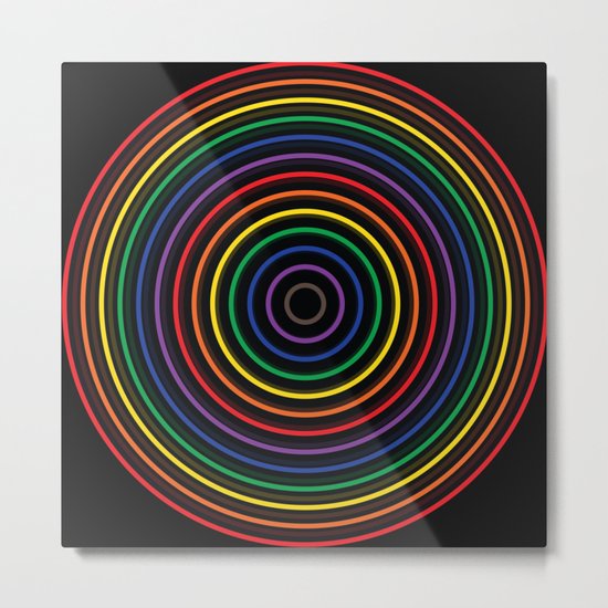Colorful circle Metal Print