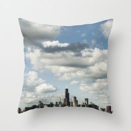 Chicago Skyline #1 Throw Pillow