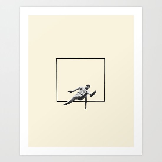 Hurdle (Rectangle) Art Print