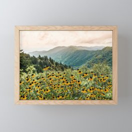 Smoky Mountains Wildflower Nature Photography Framed Mini Art Print