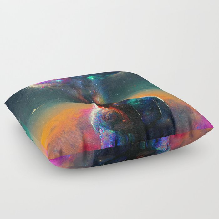 Colorful visions. Floor Pillow