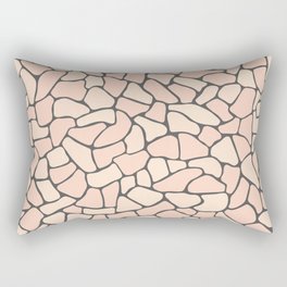 Beige Terrazzo Rectangular Pillow