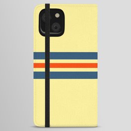 Classic Retro Stripes Amabie iPhone Wallet Case