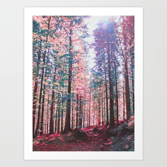 Candy forest Art Print