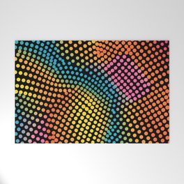 Vibrant Dotted Minimal Colored Pattern - Contemporary Elegance for Stylish Spaces Welcome Mat