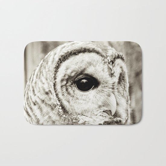 Wise Old Owl Bath Mat