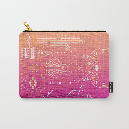 Santa Fe Garden – Pink Sunset Carry-All Pouch
