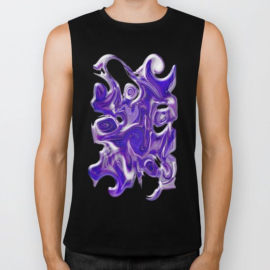 Blue Design 2 Biker Tank
