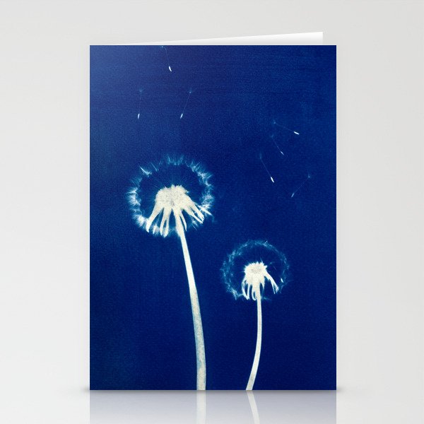 Cyanotype - Dandelion #1 Stationery Cards