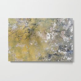 Abstract [102] light yellow sun  Metal Print