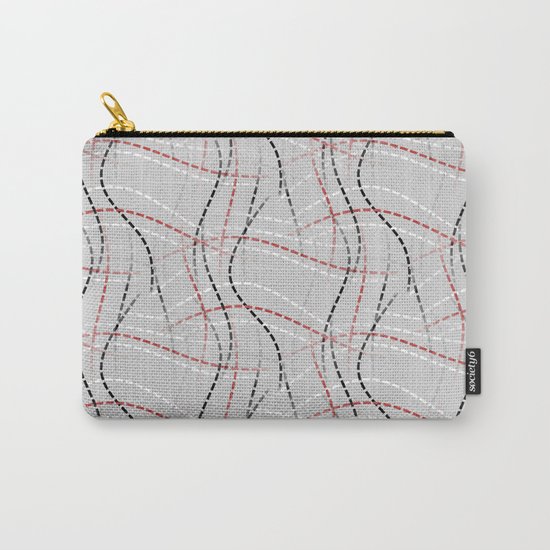 Stitches Abstract Carry-All Pouch