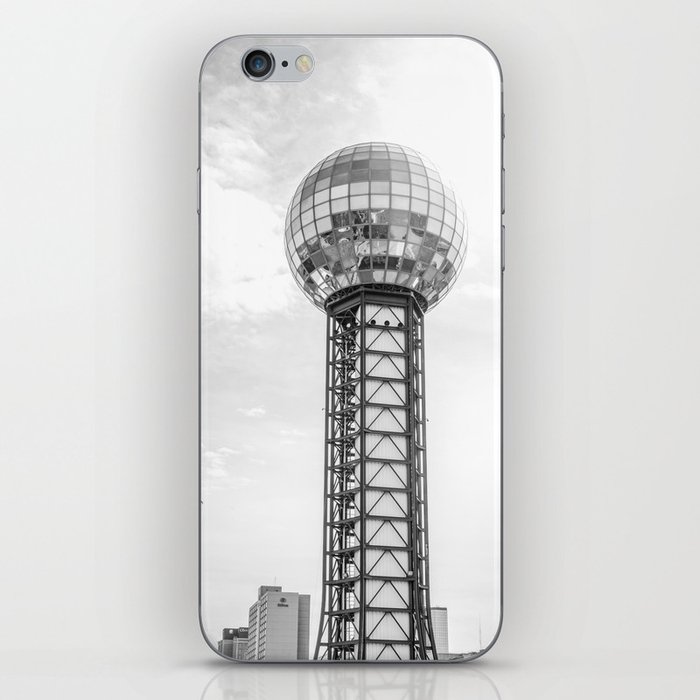 Knoxville Sunsphere No. 1 in Black & White iPhone Skin