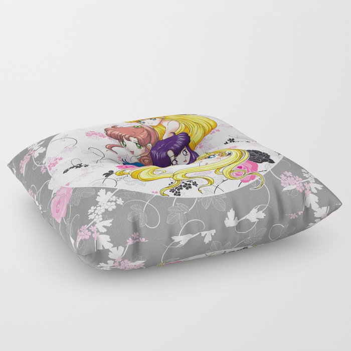 Sailor Senshi Uncovered Original Anime Color Floor Pillow By