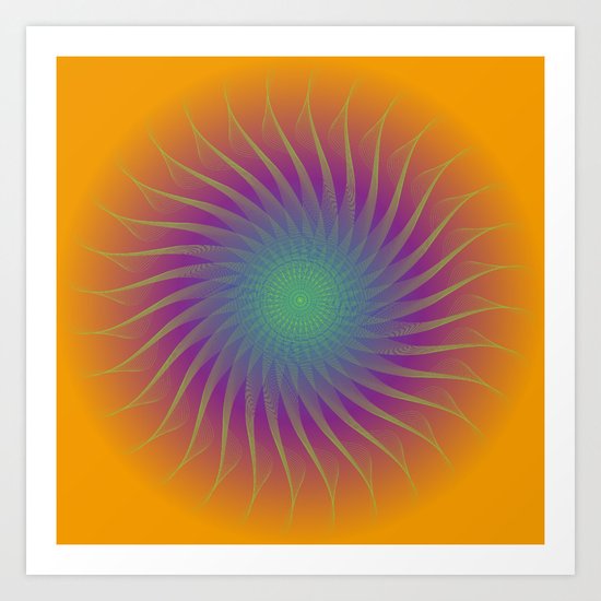 California Sunshine Art Print