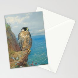 Peregrine at Auchencairn by Archibald Thorburn, 1923 (benefitting The Nature Conservancy) Stationery Cards
