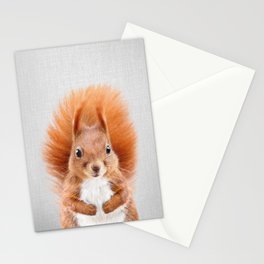 Squirrel 2 - Colorful Stationery Card