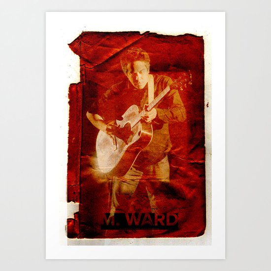 M. Ward Art Print